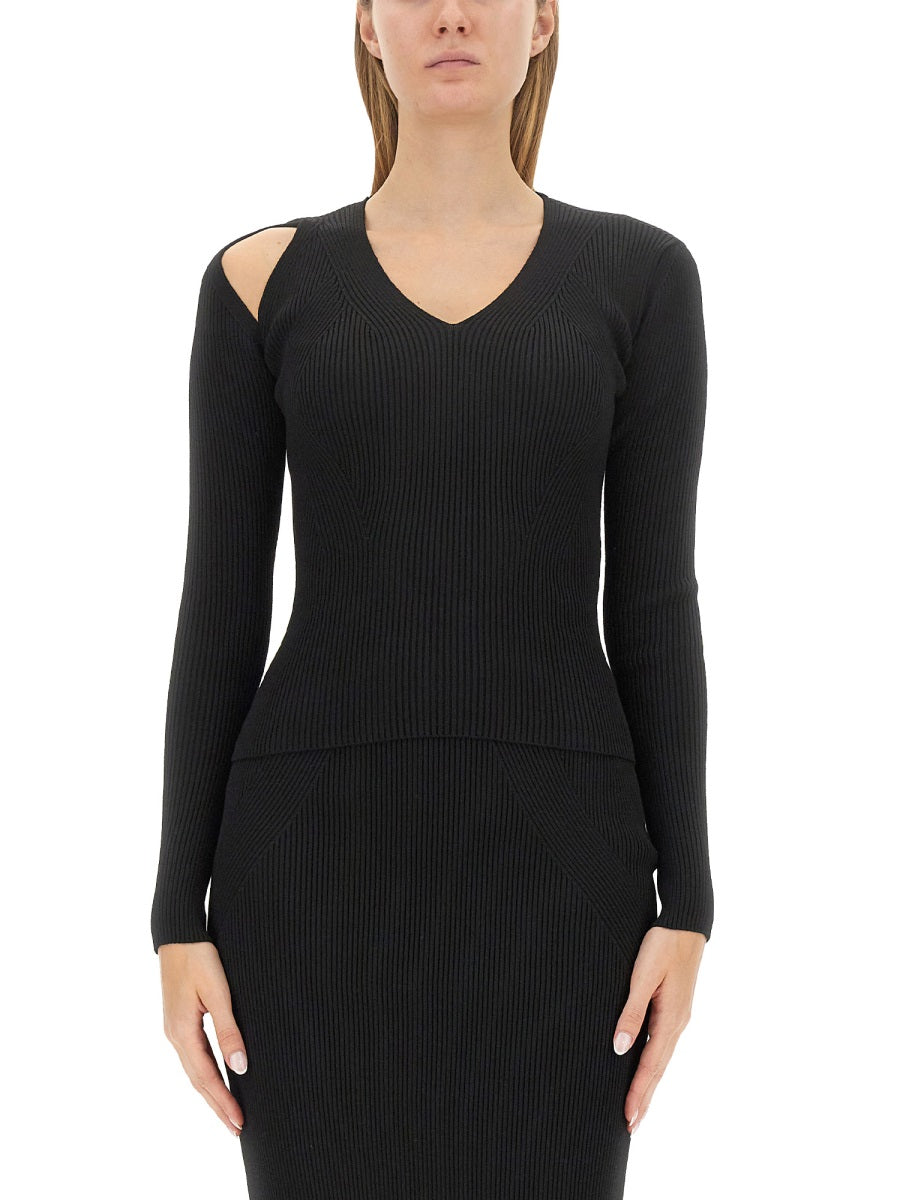 Alexander McQueen Tops? Alexander Mcqueen Women Shirt Cut Out Premium Designer Casual Top