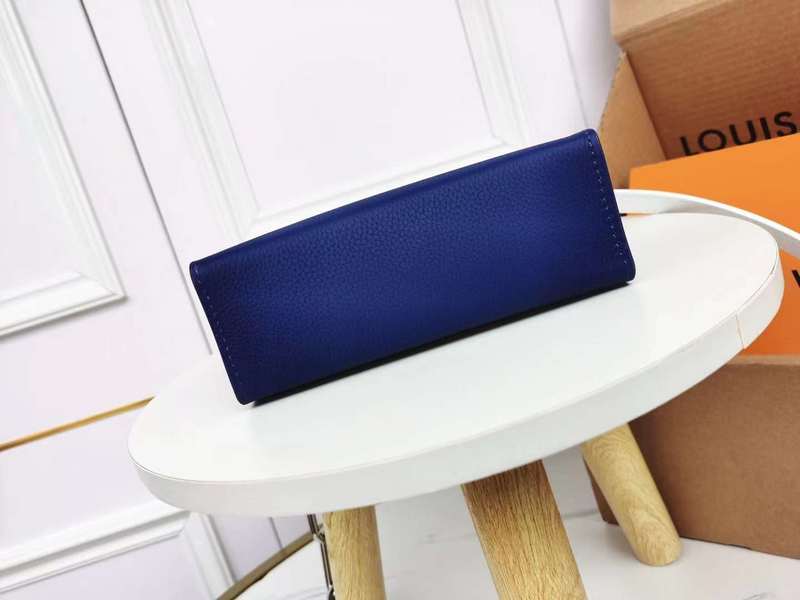 Back view of premium chic women's handbag – women's luxury accessory
