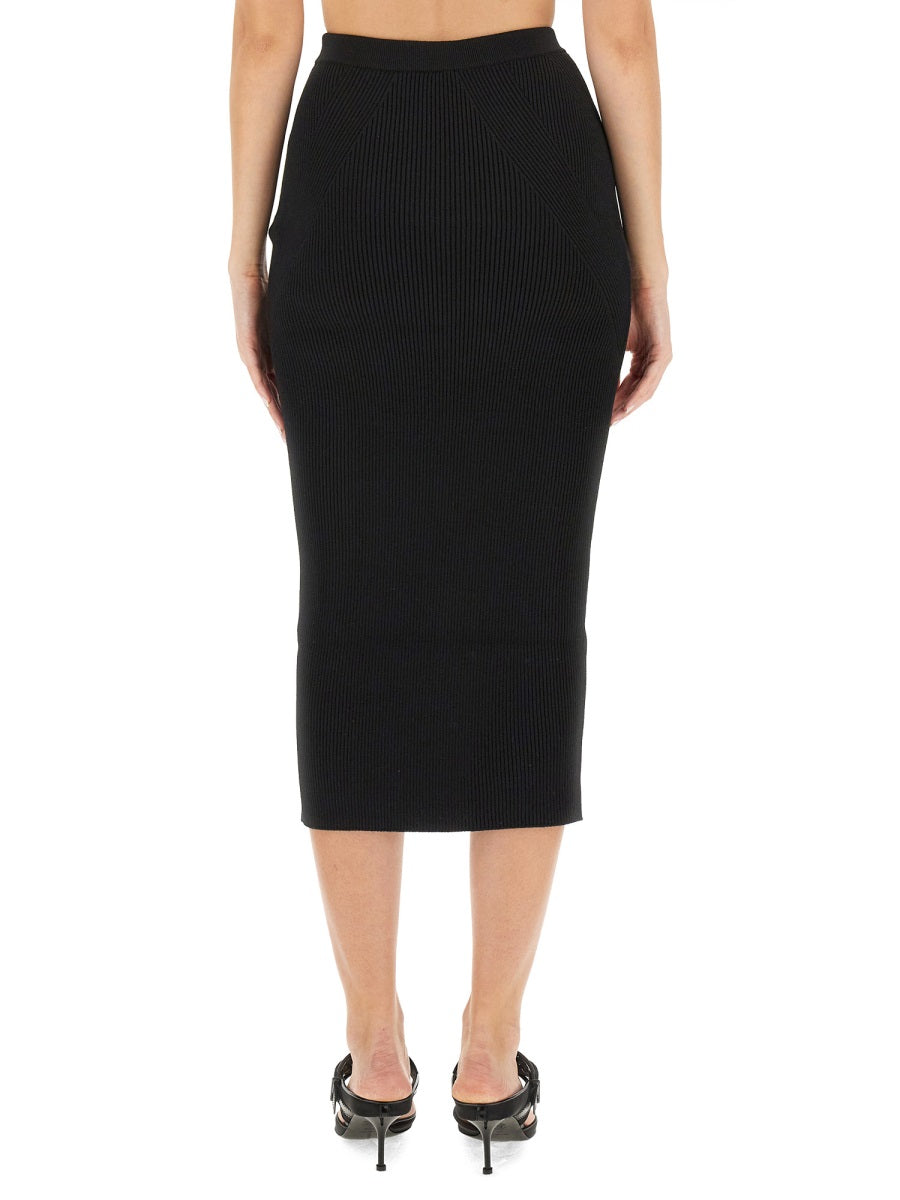 Alexander McQueen Sweaters? Alexander Mcqueen Women Knit Pencil Skirt Luxury Designer Knit Sweater