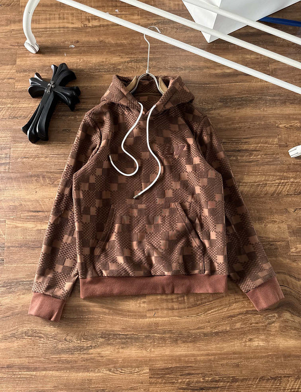 Side profile of Louis Vuitton luxury clothing with everyday silhouette