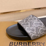 Burberry Beige Slip-On Sneakers - Close-Up Texture View