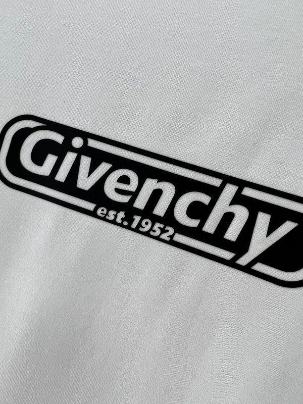 Flat lay presentation of Givenchy luxury clothing with everyday silhouette
