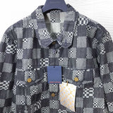 Back view of Louis Vuitton luxury clothing with contemporary cut
