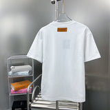 Side profile of Louis Vuitton cotton t-shirt with signature branding