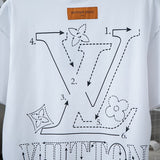 Front view of Louis Vuitton cotton t-shirt with relaxed-fit cut
