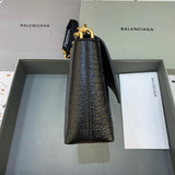Classic Vegan Leather Handbag - Statement Silhouette | Women's Fashion Handbag #272 - back view (image 4) of designer-inspired handbag