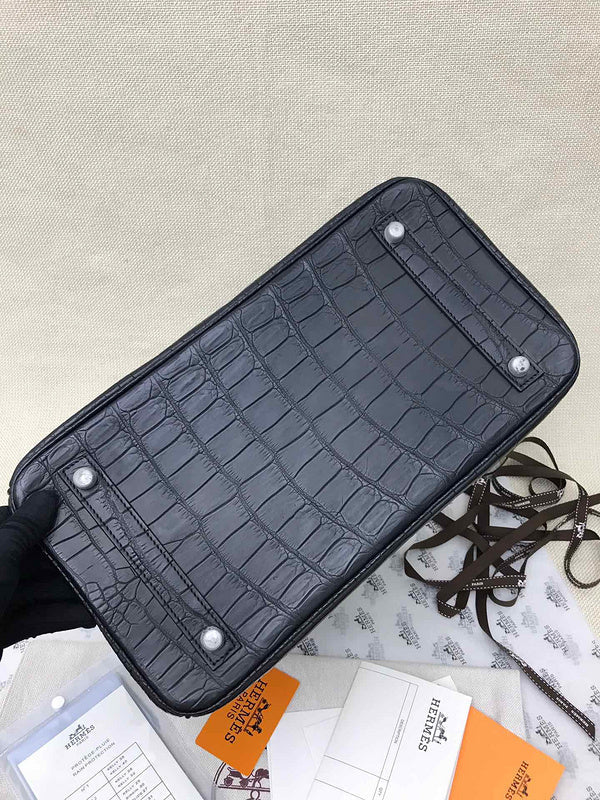 Poised bag shown from front angle