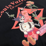 Front view of Louis Vuitton cotton t-shirt with streetwear-inspired cut