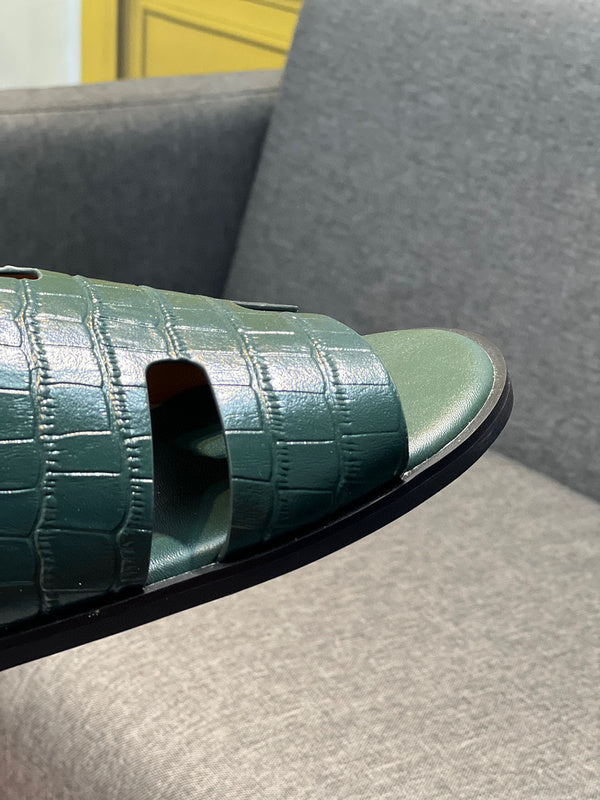 Hermes shoes Style 012 - close-up of premium designer craftsmanship