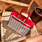 Fluid handbag styled for everyday wear