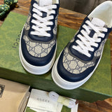 Gucci fresh white-and-black luxury sneakers view 4 sleek tonal finish