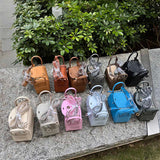 Close-up detail of chic bag design