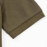 Full styled look of Polo cotton polo shirt with monogram-inspired silhouette