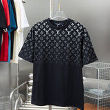 Back view of Louis Vuitton cotton t-shirt with signature branding