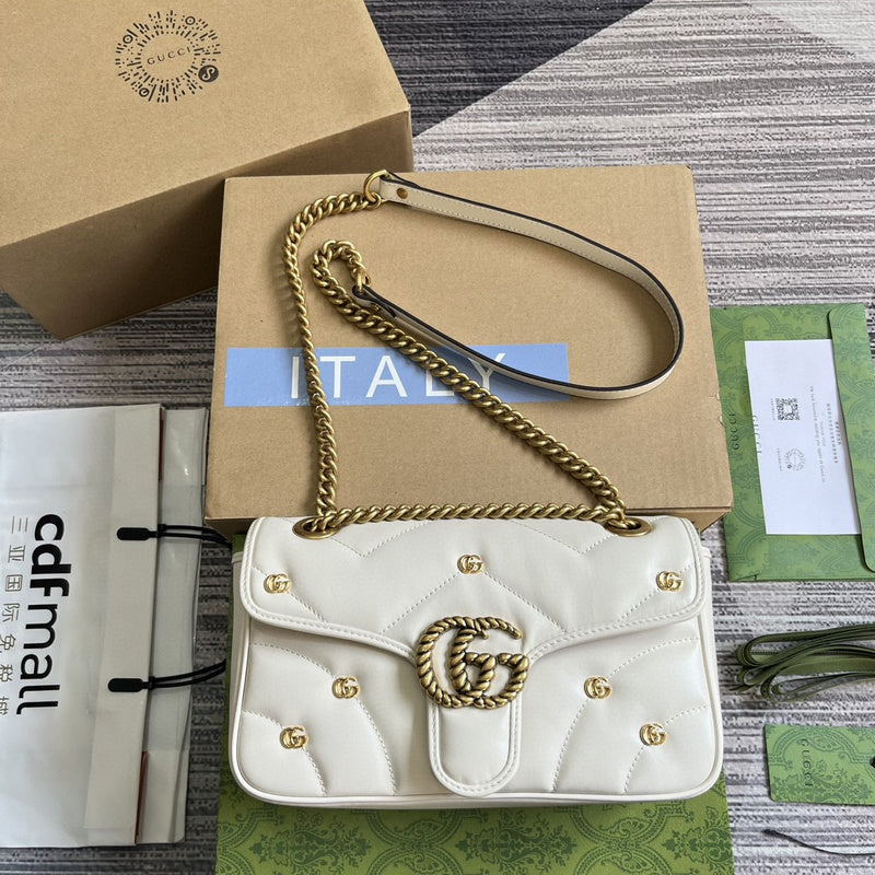 Front view of refined structured women's handbag – women's statement bag