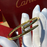Close-up detail view of Cartier unisex jewelry piece