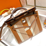 Polished bag shown from front angle
