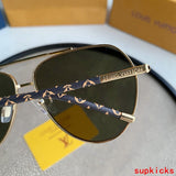 Side view of Louis Vuitton unisex sunglasses
