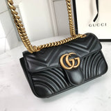 Front view of structured statement women's handbag – women's luxury accessory