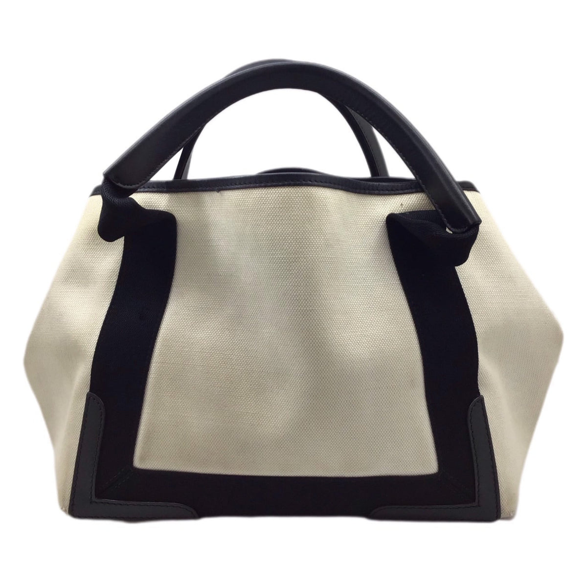 Balenciaga Navy Cabas Handbag | Luxury Canvas Tote Bag