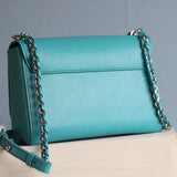 Styled lifestyle shot of modern premium women's handbag – women's luxury handbag