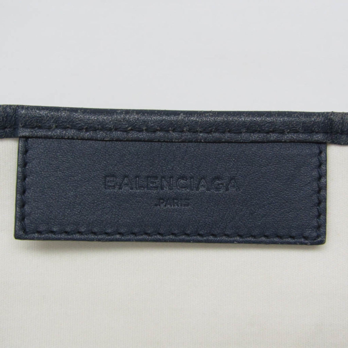Balenciaga Navy Cabas Handbag | Luxury Canvas Tote Bag