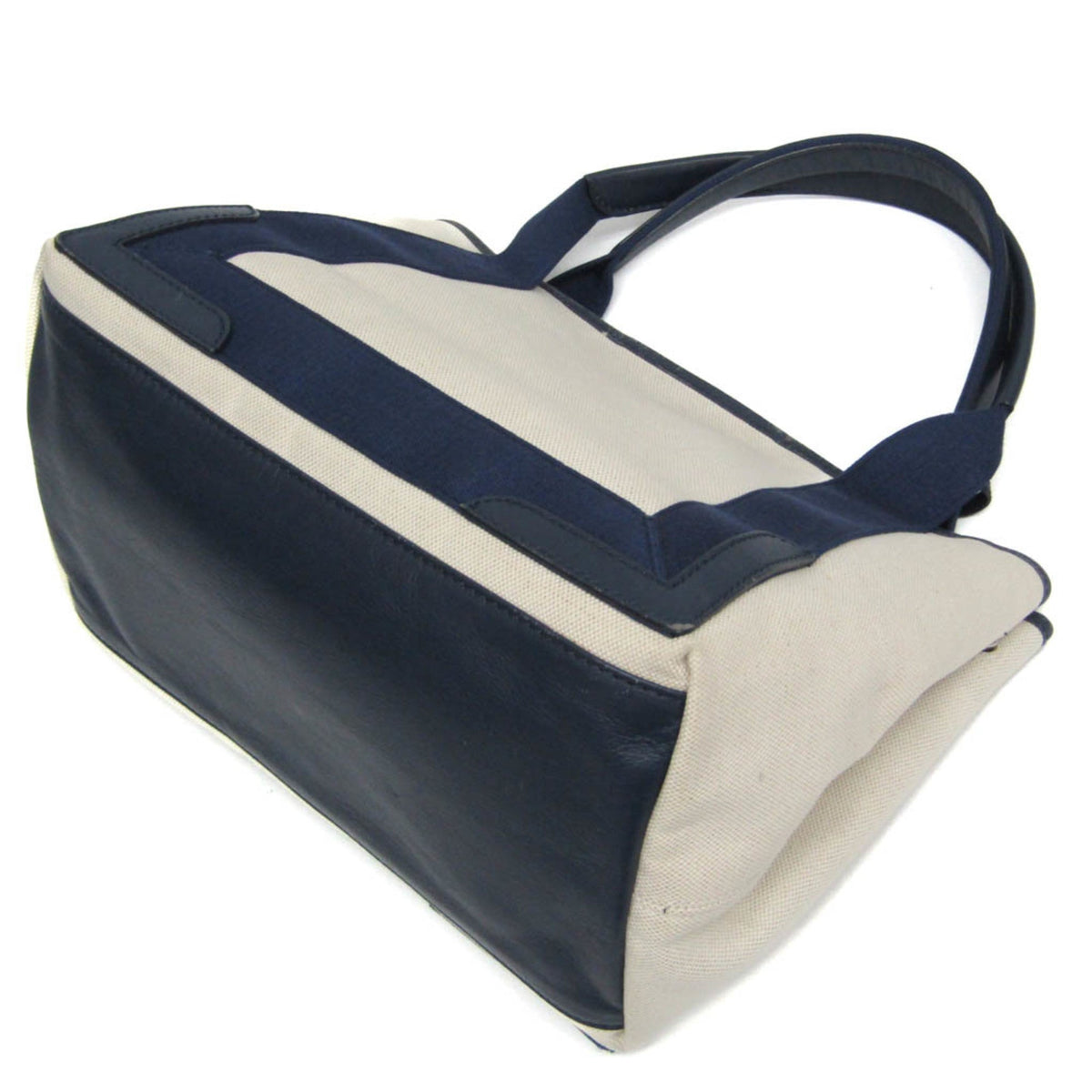 Balenciaga Navy Cabas Handbag | Luxury Canvas Tote Bag