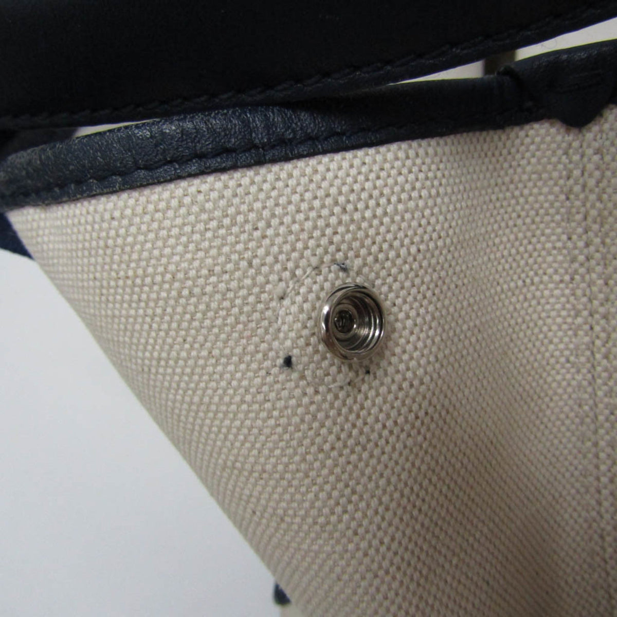 Balenciaga Navy Cabas Handbag | Luxury Canvas Tote Bag