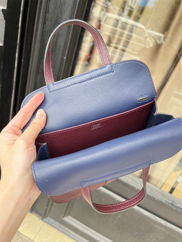  timeless top-handle bag detail view showing craftsmanship 8