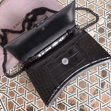 Front view of polished statement women's handbag – women's everyday handbag