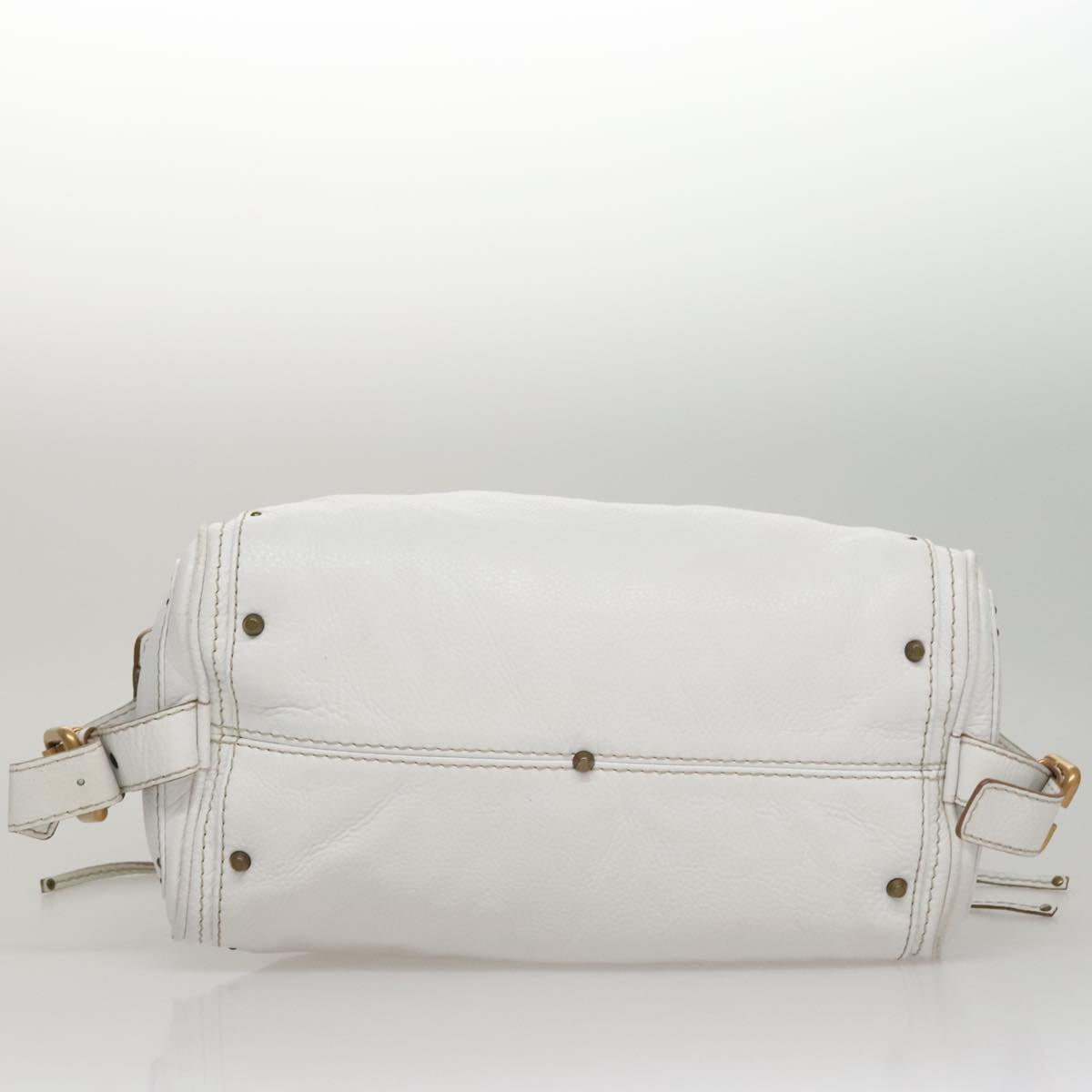 Morvesque elegant leather Handbag side view