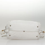 Morvesque elegant leather Handbag side view