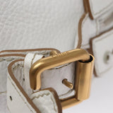Morvesque elegant leather Handbag angled view
