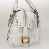 Morvesque elegant leather Handbag top view