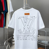 Side profile of Louis Vuitton cotton t-shirt with relaxed-fit cut