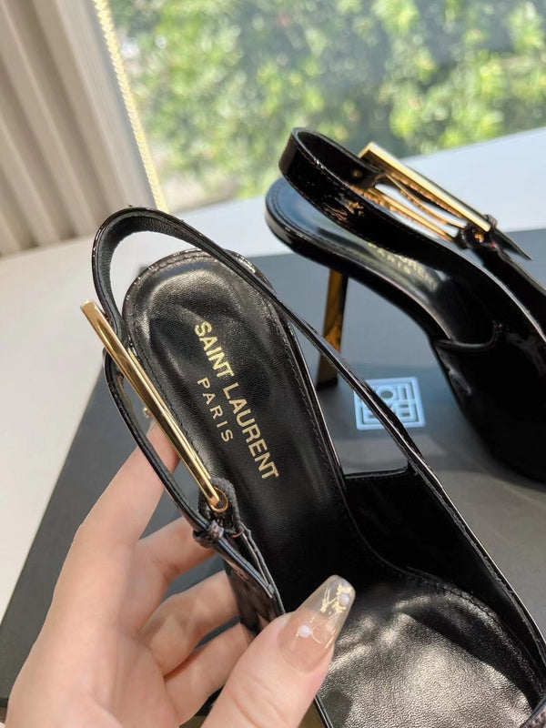Saint Laurent designer shoes full view