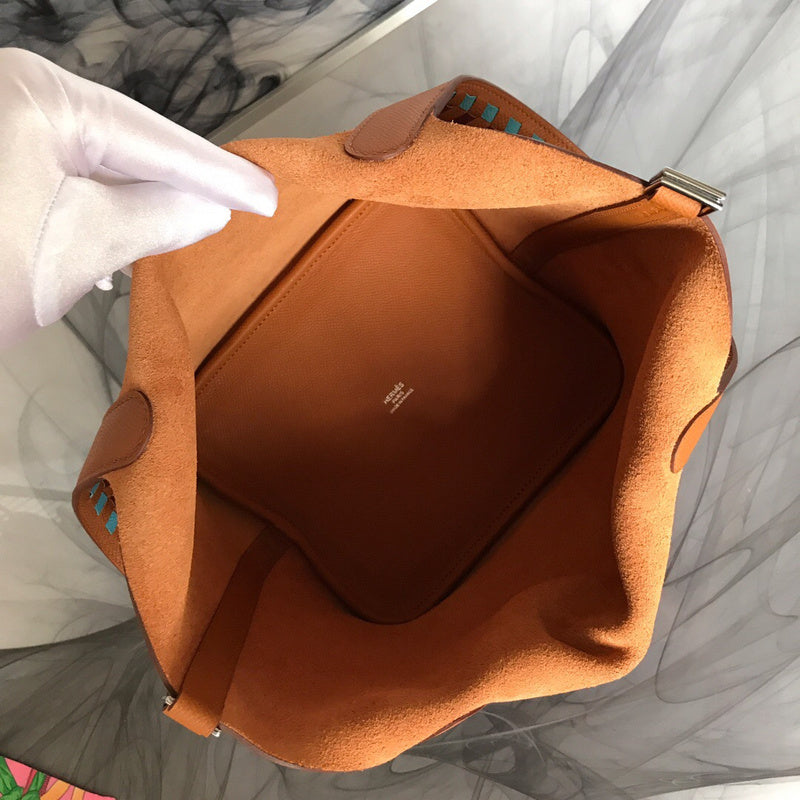 Close-up detail of timeless bag design