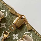 Handle and strap detail of elevated modern women's handbag – women's designer-style accessory