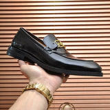 Hermes shoes Style 073 - logo and branding close-up
