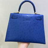 Close-up detail of poised bag design