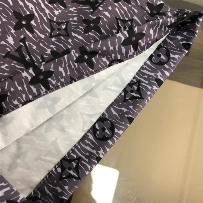 Side profile of Louis Vuitton cotton t-shirt with runway-inspired design