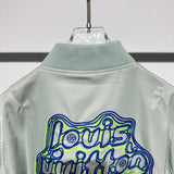 Flat lay presentation of Louis Vuitton luxury clothing with everyday silhouette