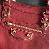Elegant Premium PU Leather Handbag - Statement Silhouette | Women's Premium Handbag #973 - back view (image 4) of designer-inspired handbag