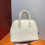  Sleek top-handle bag front view