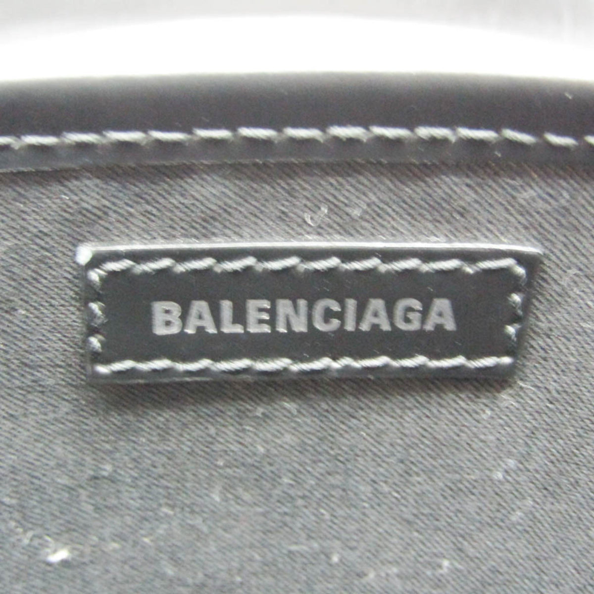 Balenciaga Navy Cabas Handbag | Luxury Canvas Tote Bag