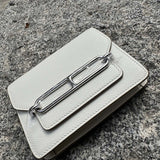 Close-up detail of clean-lined bag design