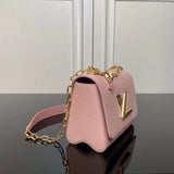 Styled lifestyle shot of structured modern women's handbag – women's premium purse