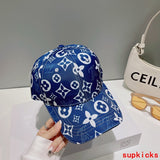 Close-up detail view of Louis Vuitton unisex cap