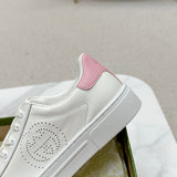 Gucci clean off-white luxury sneakers view 7 padded collar comfort