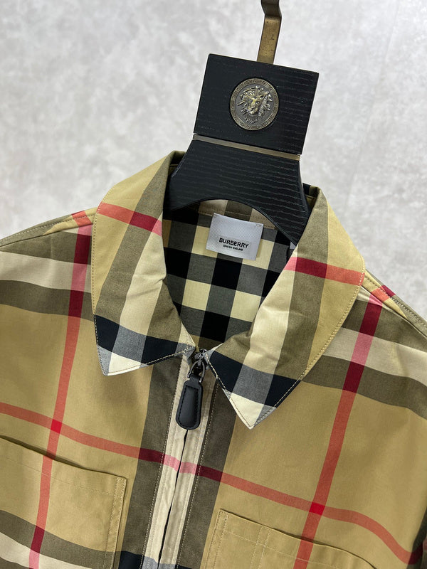 Burberry clothing close-up — premium authentic designer style